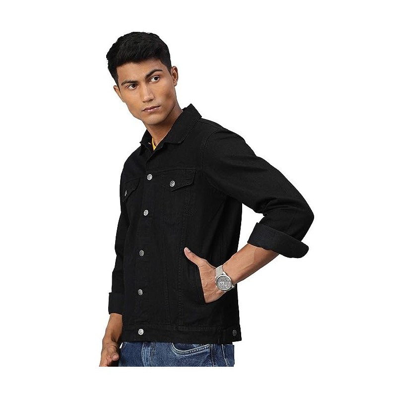 Men's Regular Fit Washed Full Sleeve Denim Jacket Men's Regular Fit Washed Full Sleeve Denim Jacket