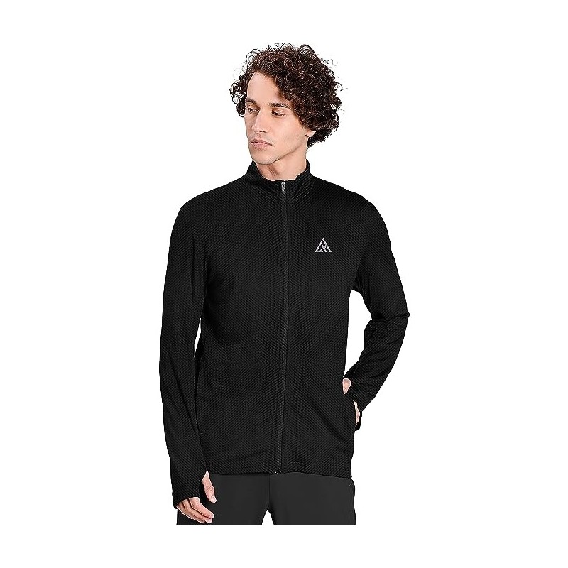 Full Sleeve Polyester Full Zip with Pocket Solid Men's Sports Track Jacket Full Sleeve Polyester Full Zip with Pocket Solid Men's Sports Track Jacket