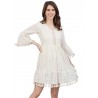 Women's Cotton Above Knee Length A-Line Indo Western Dress Women's Cotton Above Knee Length A-Line Indo Western Dress