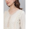 Women's Cotton Above Knee Length A-Line Indo Western Dress Women's Cotton Above Knee Length A-Line Indo Western Dress