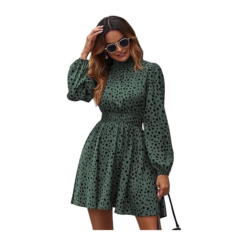 Women's Rayon Full Sleeve A-Line Knee-Length Western Dresses for Women or Girls Women's Rayon Full Sleeve A-Line Knee-Length Western Dresses for Women or Girls
