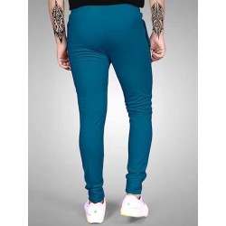 Men's Slim Fit Solid Blend Full Elastic Sport Wear Running Gym Stretchable Jogger Track Pant in Black Color