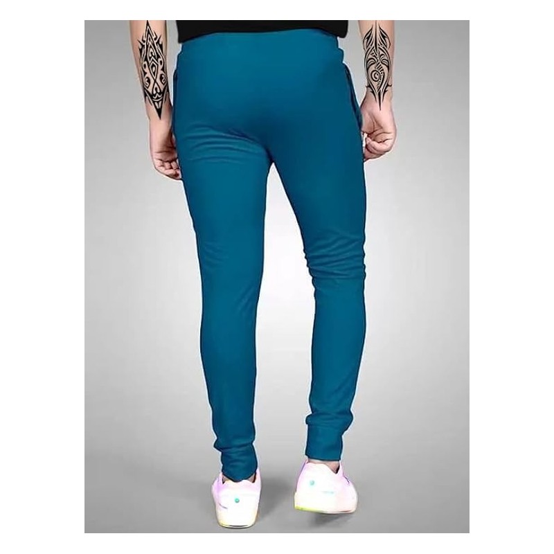Men's Slim Fit Solid Blend Full Elastic Sport Wear Running Gym Stretchable Jogger Track Pant in Black Color Men's Slim Fit Solid Blend Full Elastic Sport Wear Running Gym Stretchable Jogger Track Pant in Black Color