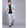 Men's Grey Slim Fit Stretchable Jogger Jeans Men's Grey Slim Fit Stretchable Jogger Jeans