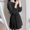 Pleated Blouses Dress Imported Georgette Three Fourth Sleeve Single Breasted Edge Dori Belt Dresses Pleated Blouses Dress Imported Georgette Three Fourth Sleeve Single Breasted Edge Dori Belt Dresses