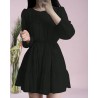 Pleated Blouses Dress Imported Georgette Three Fourth Sleeve Single Breasted Edge Dori Belt Dresses Pleated Blouses Dress Imported Georgette Three Fourth Sleeve Single Breasted Edge Dori Belt Dresses