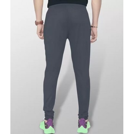 Men's Slim Fit Solid Lycra Blend Full Elastic Sport Wear