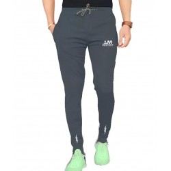 Men's Slim Fit Solid Lycra Blend Full Elastic Sport Wear