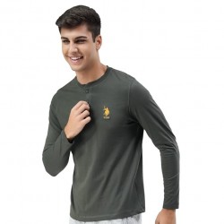 Men Comfort Fit Heathered Cotton I655 T-Shirt - Pack of 1