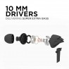 Ear Wired Headphones with Mic (Black) Ear Wired Headphones with Mic (Black)