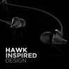 Ear Wired Headphones with Mic (Black) Ear Wired Headphones with Mic (Black)