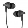 Ear Wired Headphones with Mic (Black) Ear Wired Headphones with Mic (Black)