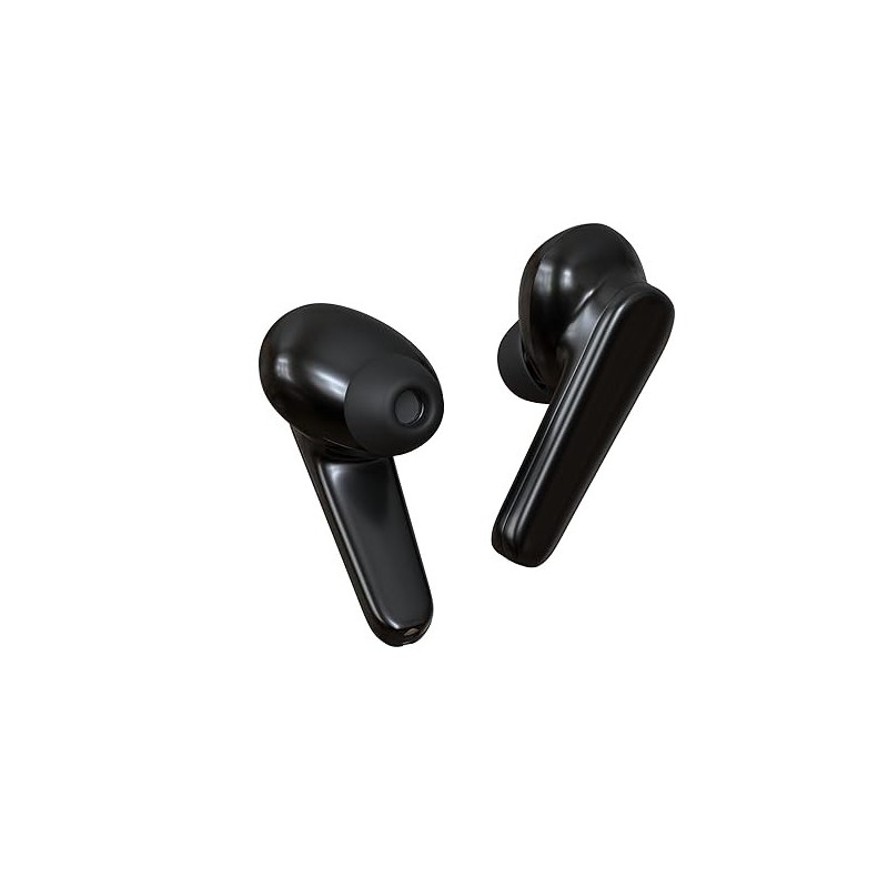 Bluetooth 5.0 Truly Wireless in Ear Earbuds, Touch Controls, Voice Assistant, Optional Single Side Use Black Bluetooth 5.0 Truly Wireless in Ear Earbuds, Touch Controls, Voice Assistant, Optional Single Side Use Black