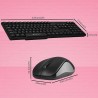 107 USB Wireless Keyboard and Mouse Set with Nano Receiver (Black) 107 USB Wireless Keyboard and Mouse Set with Nano Receiver (Black)