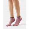 Women's Compact Cotton Stretch Solid Low Show Modern Socks (Pack of 2)