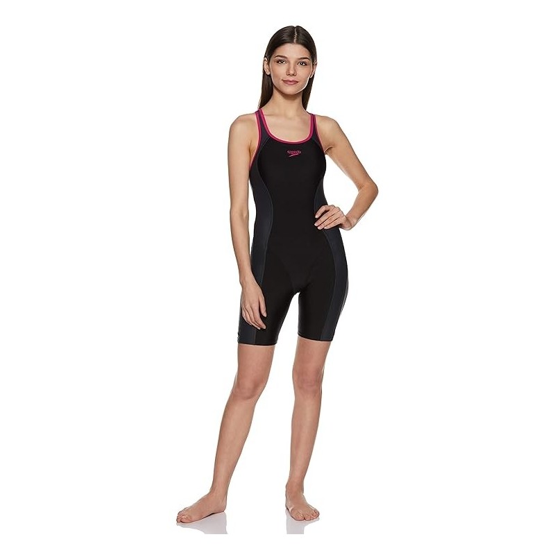 Speedo Female Swimwear Essential Splice Muscleback Legsuit Speedo Female Swimwear Essential Splice Muscleback Legsuit