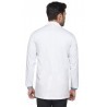 Apron Lab Coat Wrinkle Resistant Poly Cotton Unisex Full Sleeves Apron Lab Coat Wrinkle Resistant Poly Cotton Unisex Full Sleeves