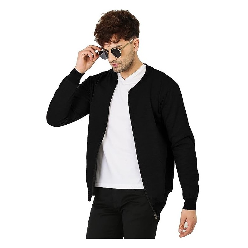 LEOTUDE Men's Regular Fit Bomber Jacket LEOTUDE Men's Regular Fit Bomber Jacket